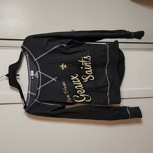 Boat neck cropped sweatshirt